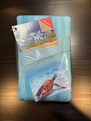 Beach Towel Whitley Willows Reversible Microfiber Turtle Beach 35″x70″ New