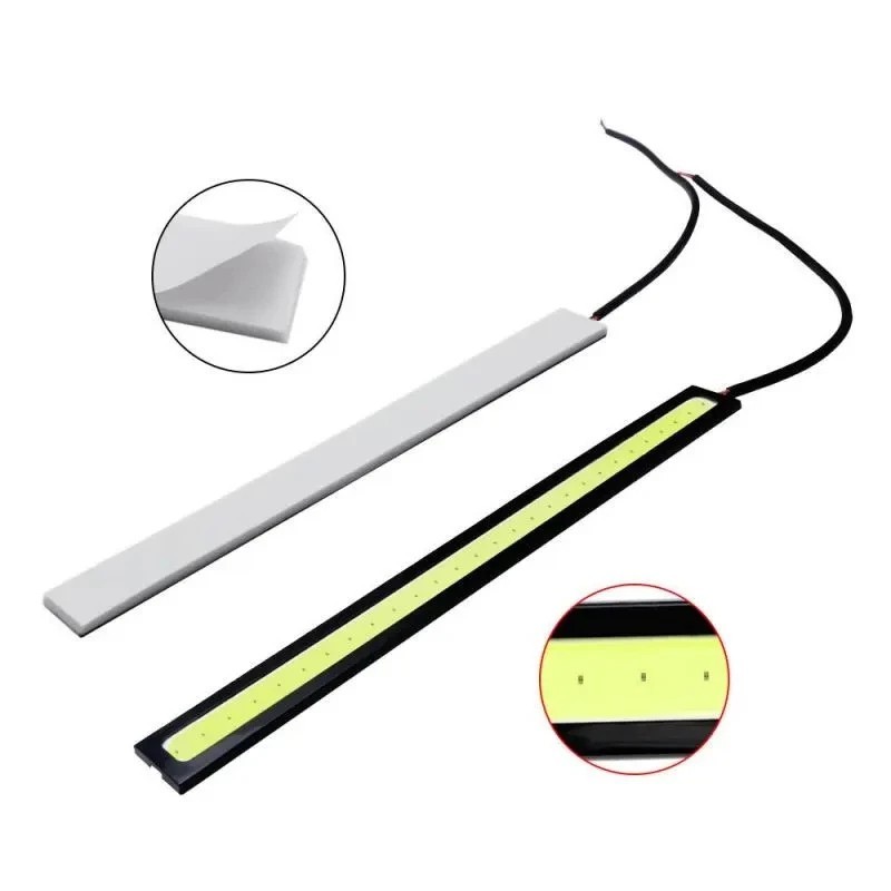 2PCS 17cm LED DRL Daytime Running Lights COB Waterproof Fog Lamp Car gallery