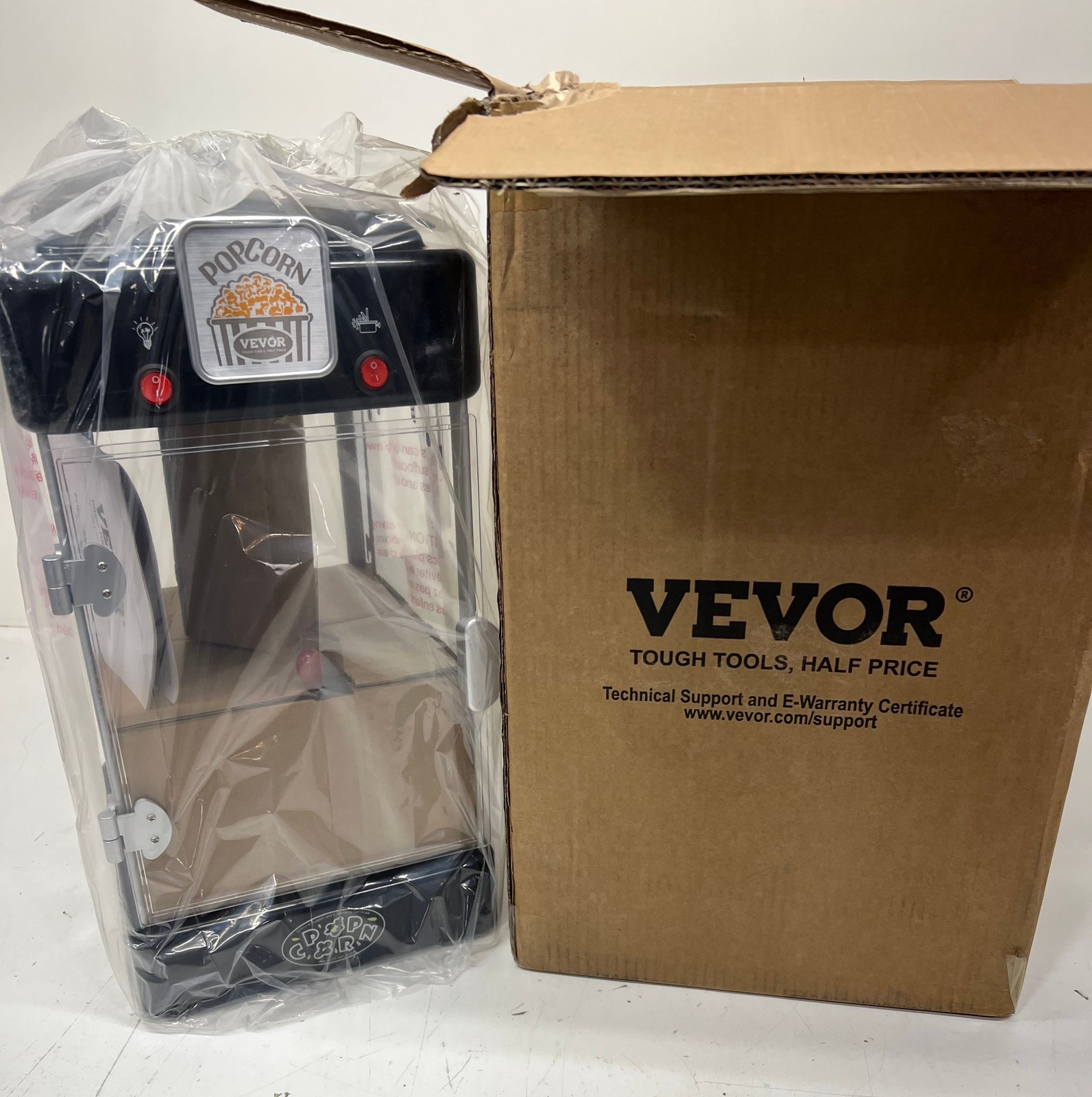 Vevor Popcorn Maker 2.5oz Tabletop Popcorn Maker Black NP25001 gallery
