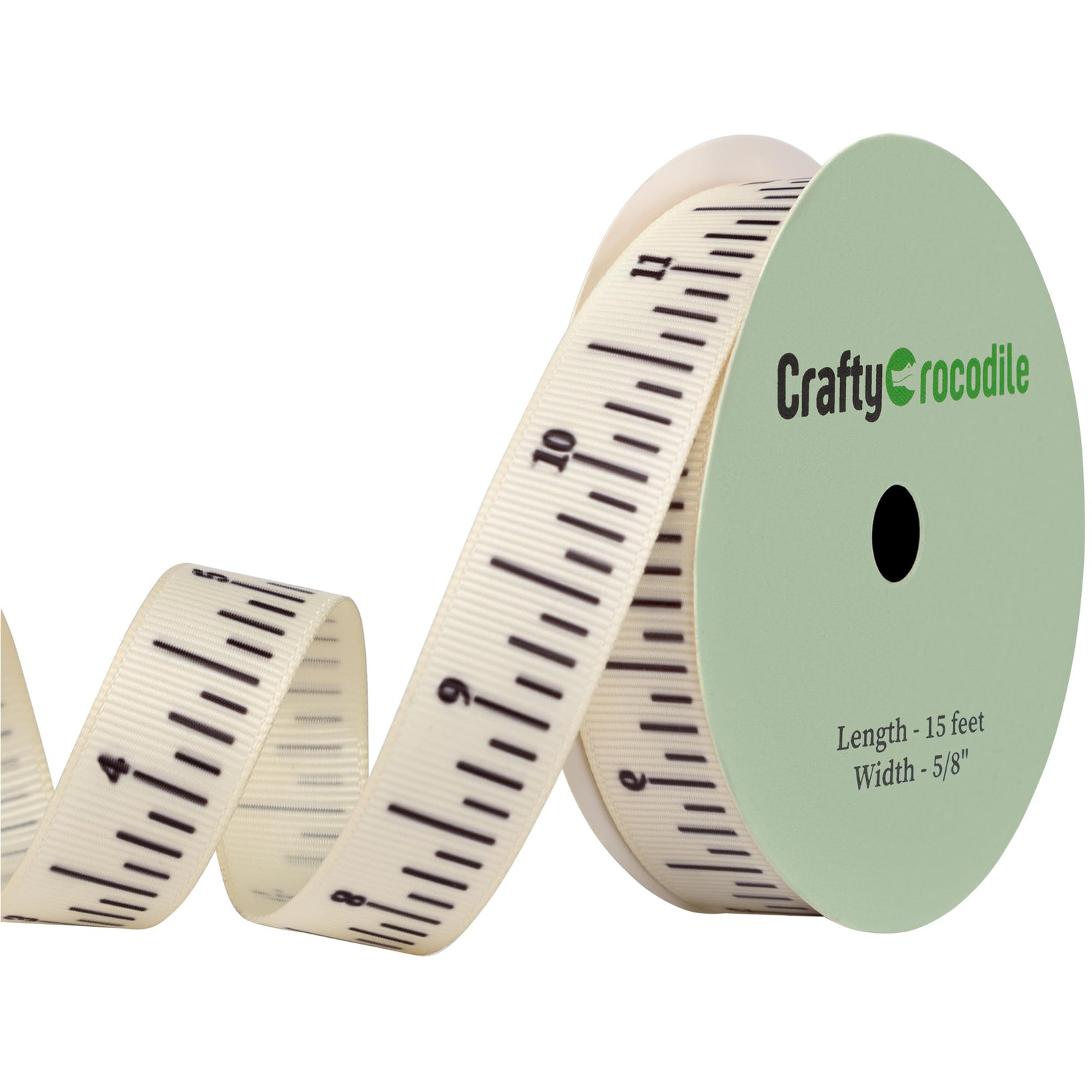 15ft Black Fabric Measuring Tape Ribbon for Crafts Classroom Decor and Gifts gallery