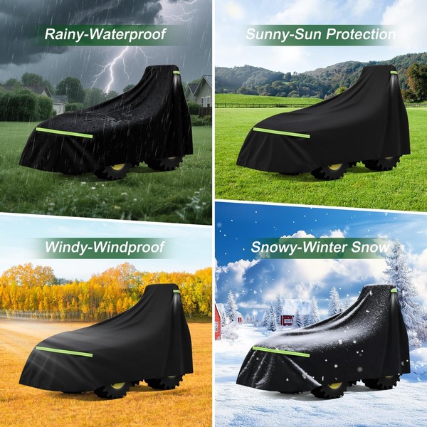 Tractor Cover Waterproof Heavy Duty, 600D Oxford Cloth with Air Vents, Tracto... gallery