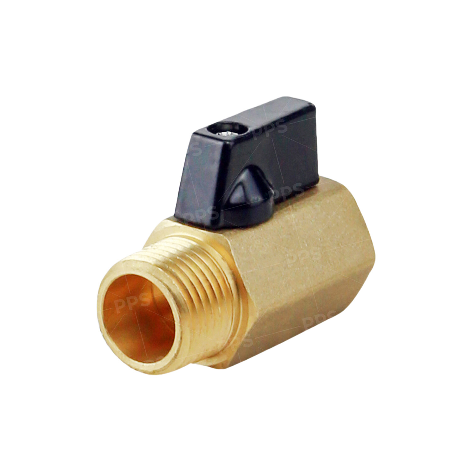 Midline Valve Boiler Trim Air Isolation Valve; 1/8 in. MIP x FIP; Brass (5 PK) gallery
