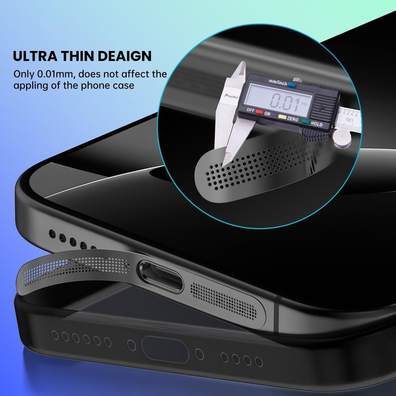 USB C Dust Plug, 5PCS Type C Charging Port Cover iPhone 15/16 Series, Black gallery
