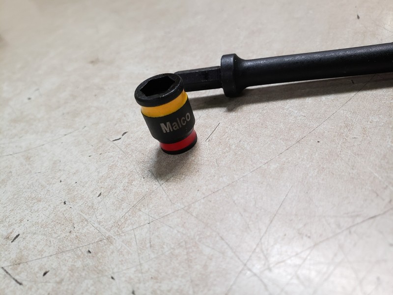 Malco MSHXLC C-Rhex Reversible Magnetic Hex Nut Driver 6 L x 1/4 and 5/16 in. gallery