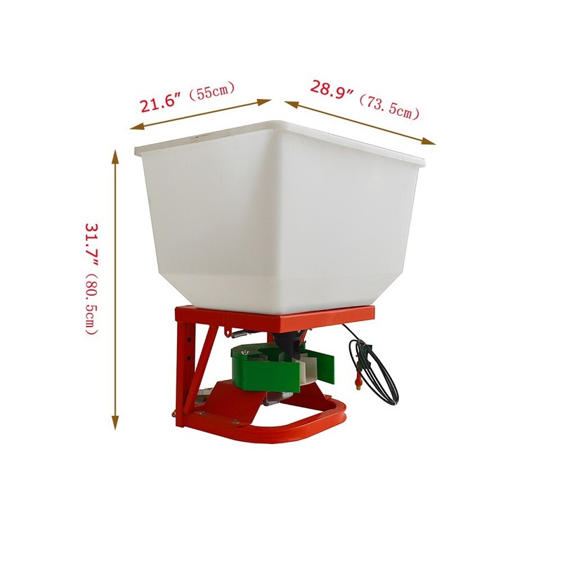 Broadcaster Spreader 265lbs Tractor Seed and Fertilizer Broadcast Spreader gallery