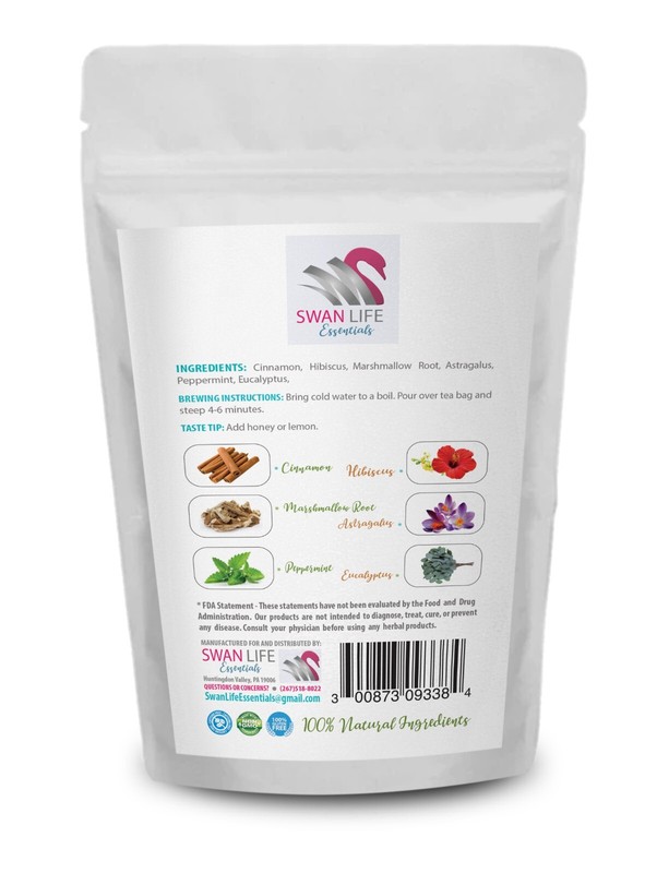 respiratory support supplement - LUNG DETOX TEA - respiratory support - 1 Pack gallery