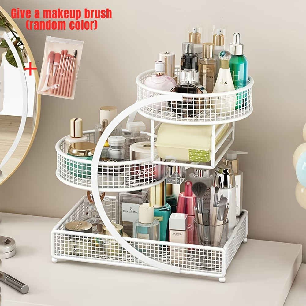 A Storage Rack for Painted Metal Cosmetics gallery