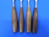 4 - Dansk FJORD Teak Handle Stainless 4 Ducks GERMANY Flatware DINNER KNIVES gallery
