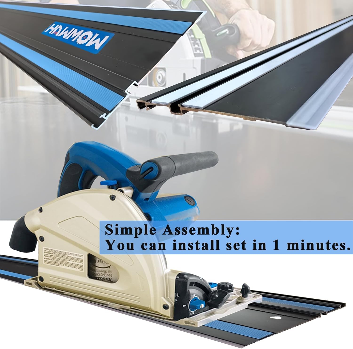 78in Track Saws Guide Rail Replacement for Makita gallery