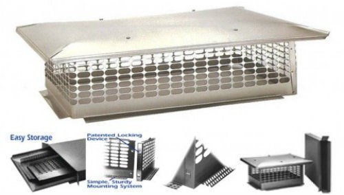 Multi Flu Cement Down Chimney Cap Check Sizes 19"x19"to19"x60" gallery