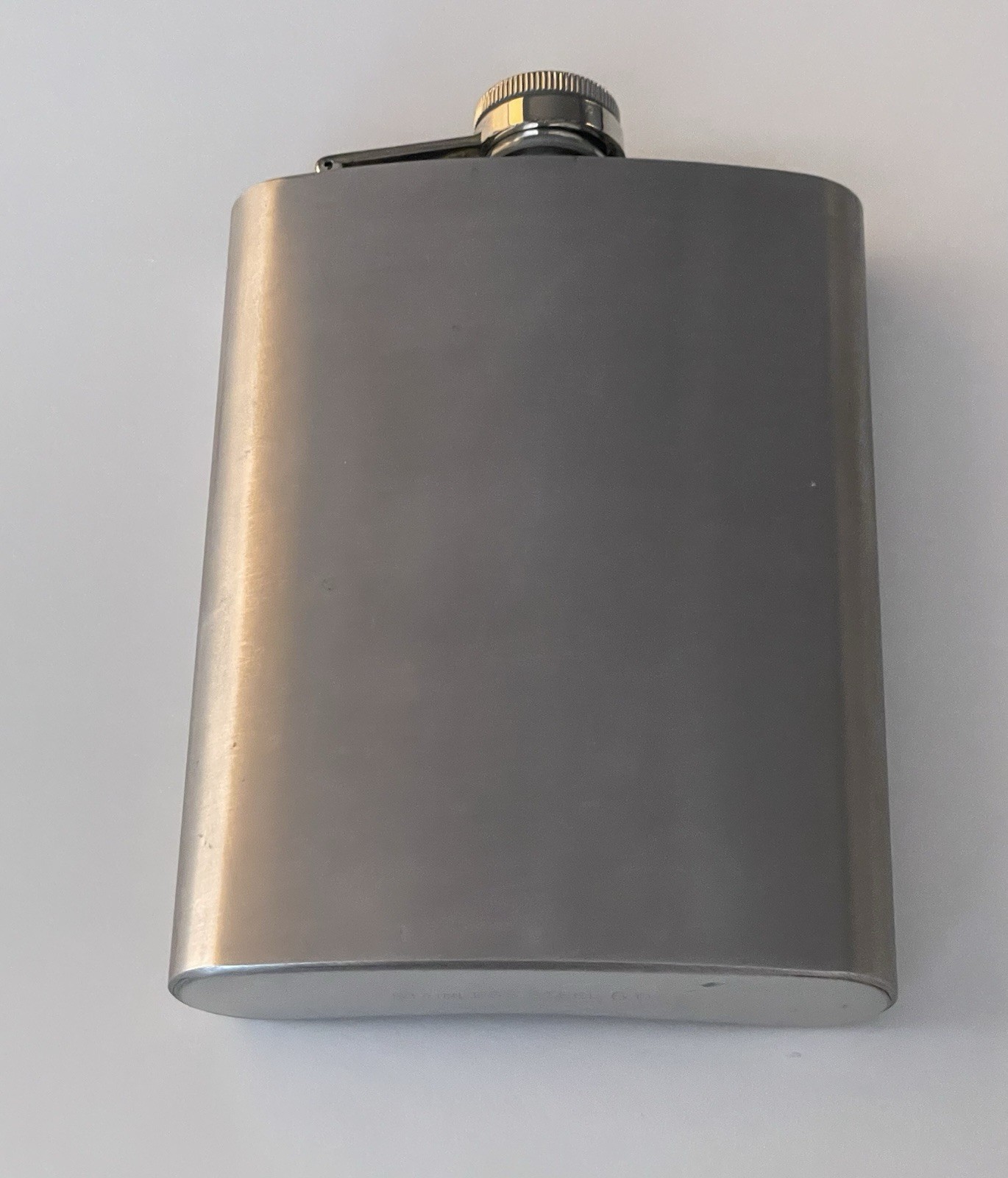 Unbranded / Generic Stainless Steel 8 oz. Silver Outdoor Hip Flask gallery