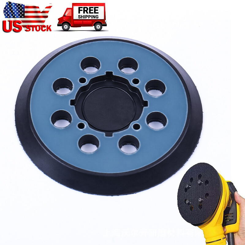 5 Inch 8 Hole Hook and Loop Orbital Sander Pad For Craftsman CMCW220B & CMEW231 gallery