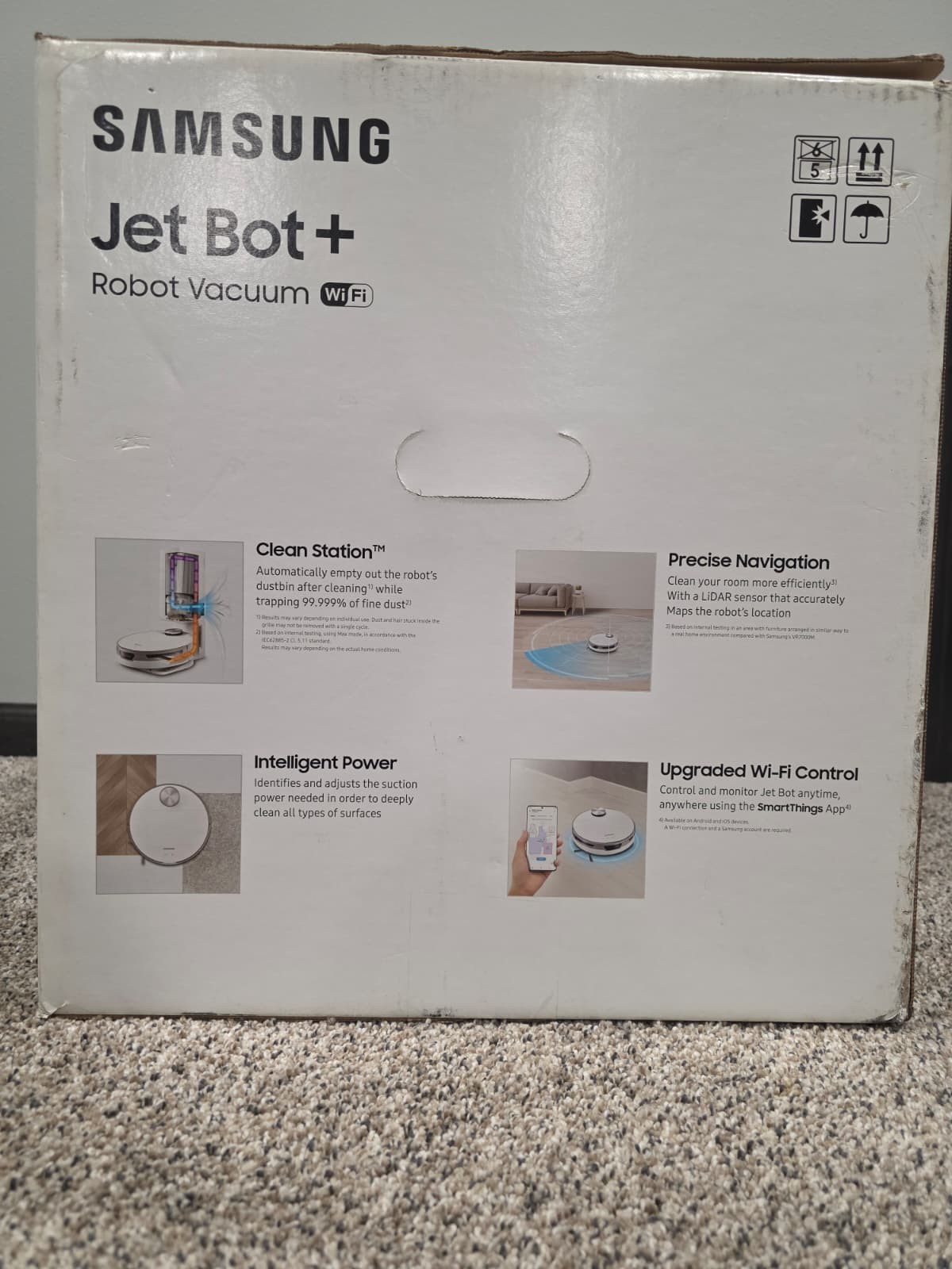 Samsung Jet Bot+ Robotic Vacuum, with Clean Station - BRAND NEW, FAST SHIPPING!! gallery