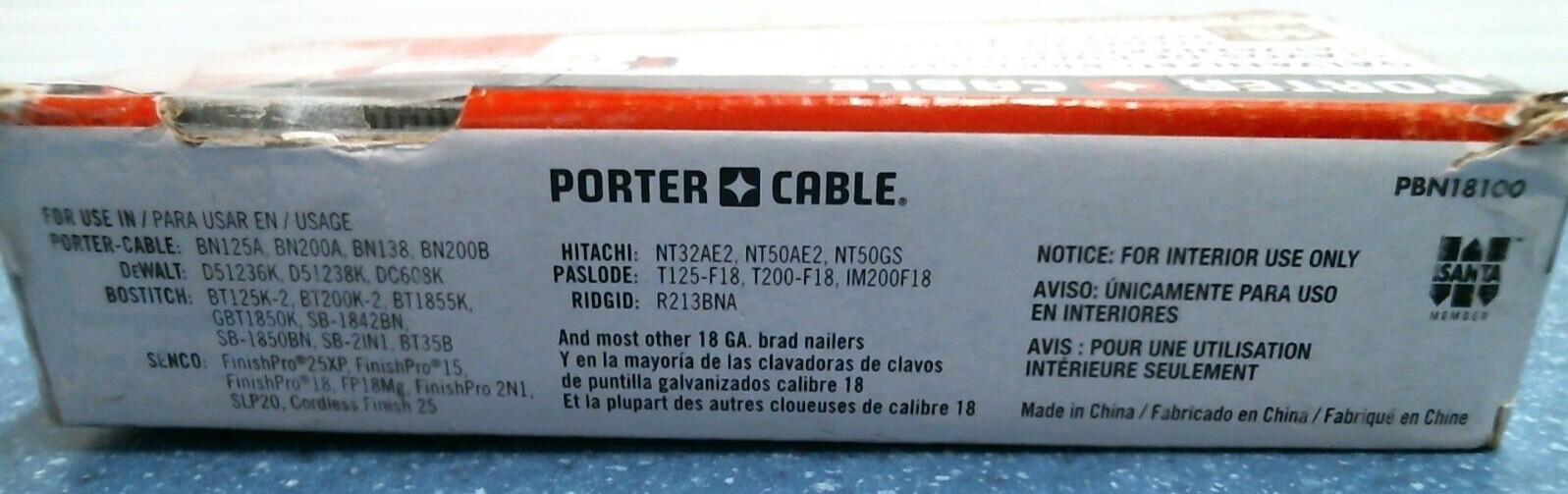 Porter Cable 1" 18 Ga. Galvanized Brad Nails QTY: 5000 (PBN8100) FS gallery