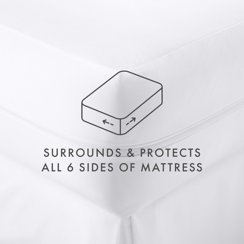 Kaycie Gray Basics High Quality Zippered Mattress Protector 100% Bed Bug Proof gallery