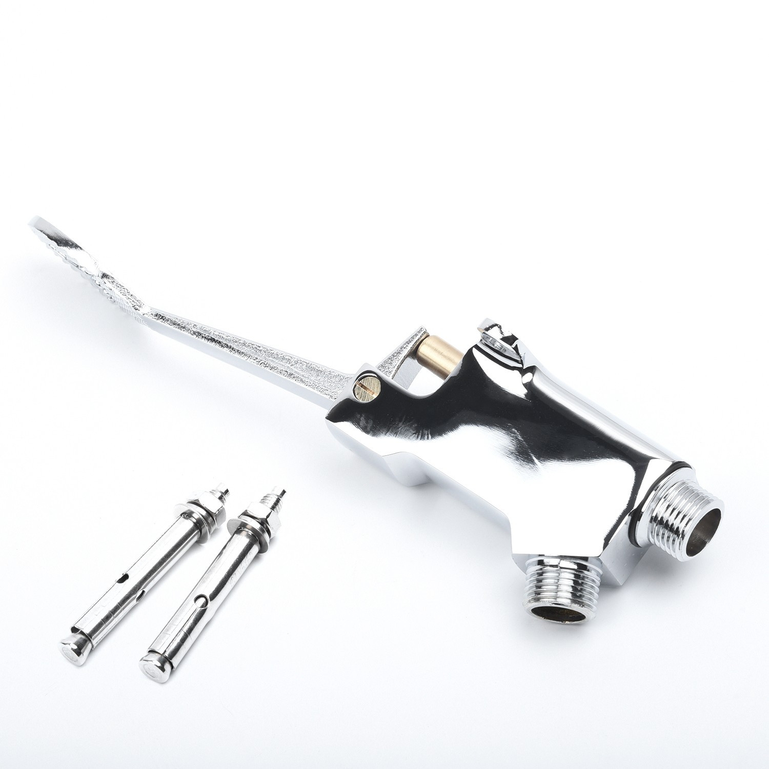 Floor Foot Pedal Control Switch Tap Valve Faucet Basin Single Cold Water-Home gallery
