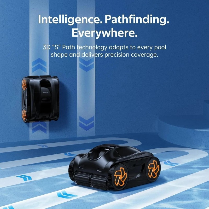iGarden K36 Cordless Robotic Pool Cleaner Pool Vacuum Clean For Inground gallery