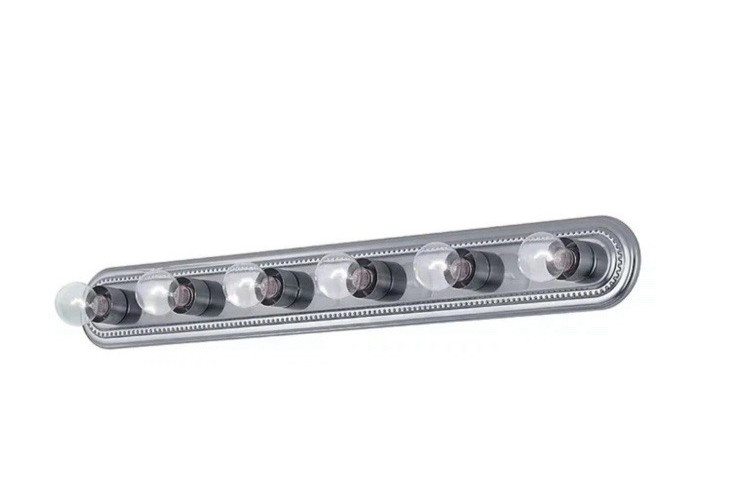 Project Source 36"- 6-Light Vanity Bar Brushed Nickel Finish Traditional New. gallery