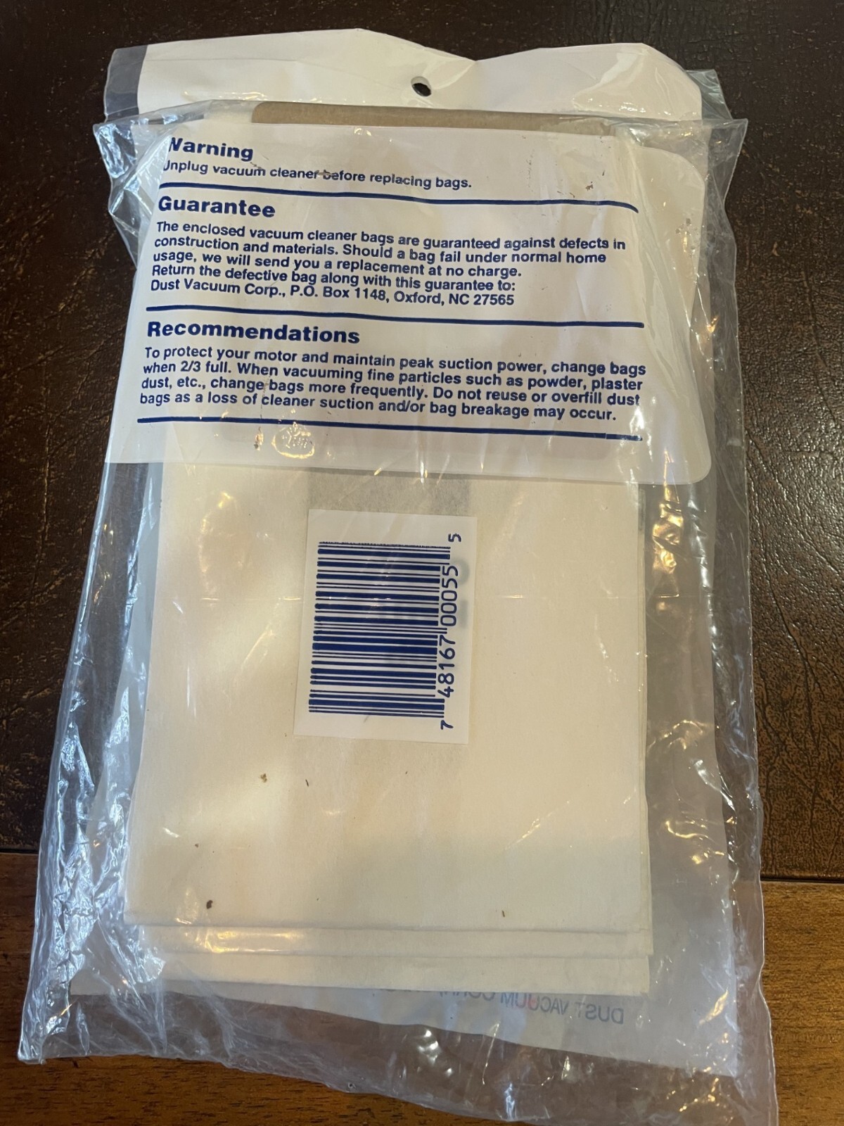 DVC Brand Type D Vacuum Bags 3PK gallery