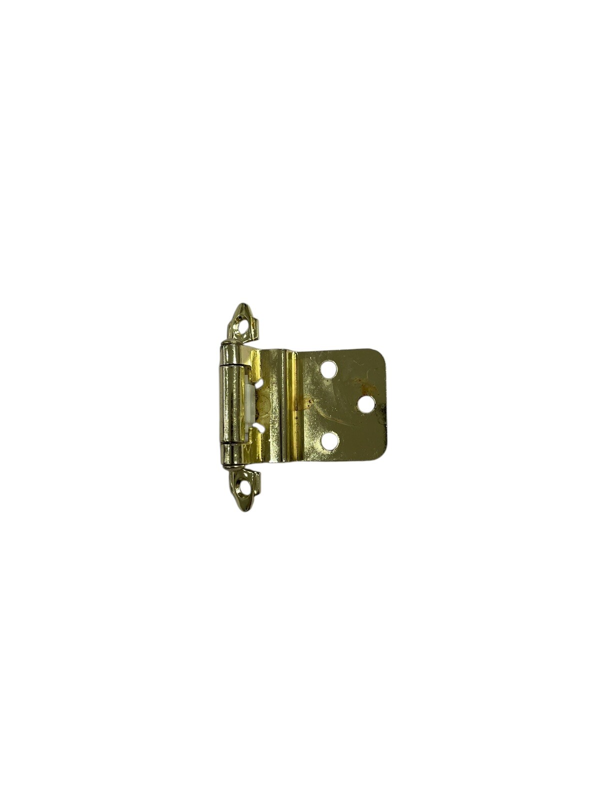 PAIR Belwith 3/8 Inset Cabinet Cupboard Door Hinge Polished Brass P143-3 gallery