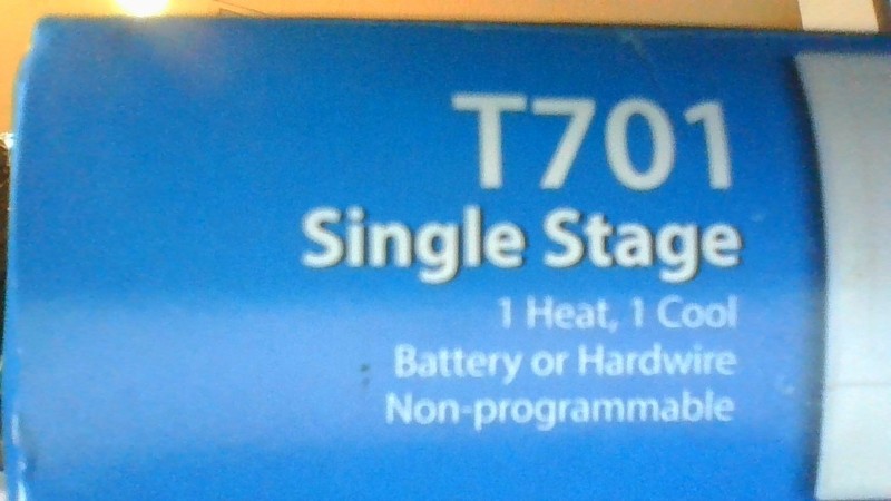 Pro1 T701 Low Voltage Non-Programmable Thermostat SINGLE STAGE 1 HEAT/1 COOL gallery
