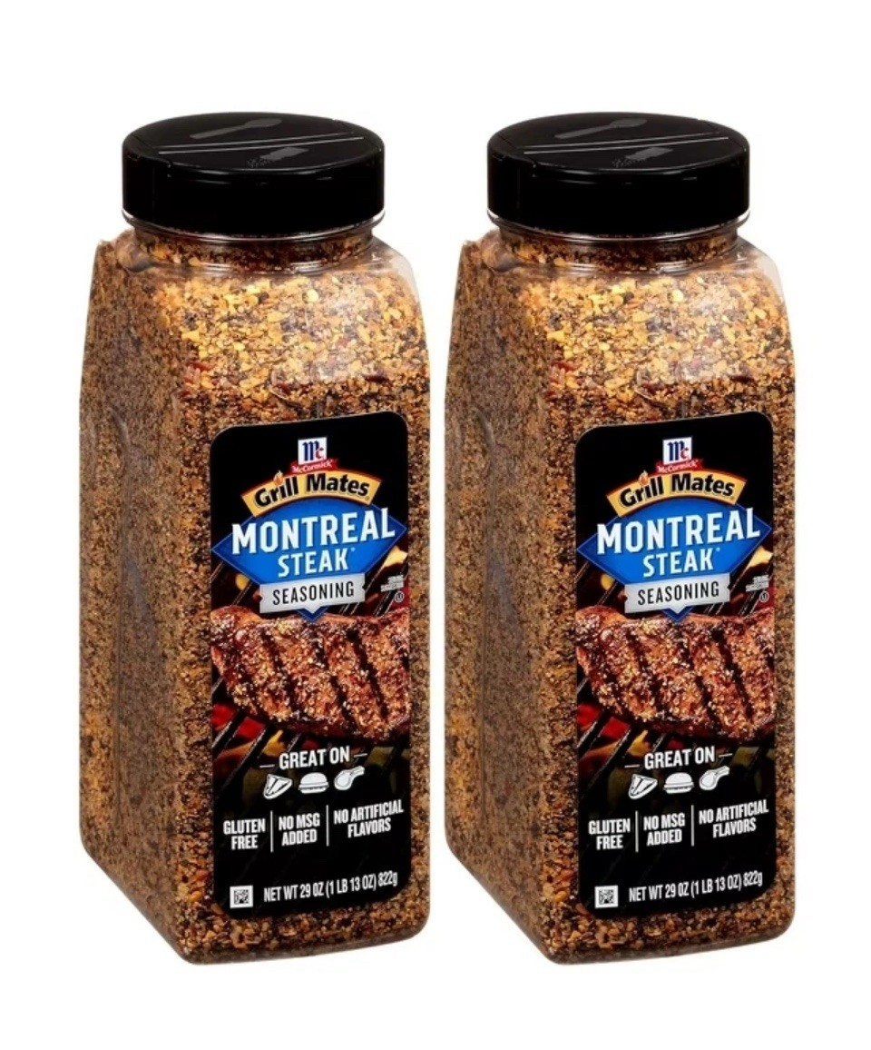 2-Pack ~ McCormick Grill Mates MONTREAL STEAK SEASONING 29oz each=58oz *EXP-2027 gallery
