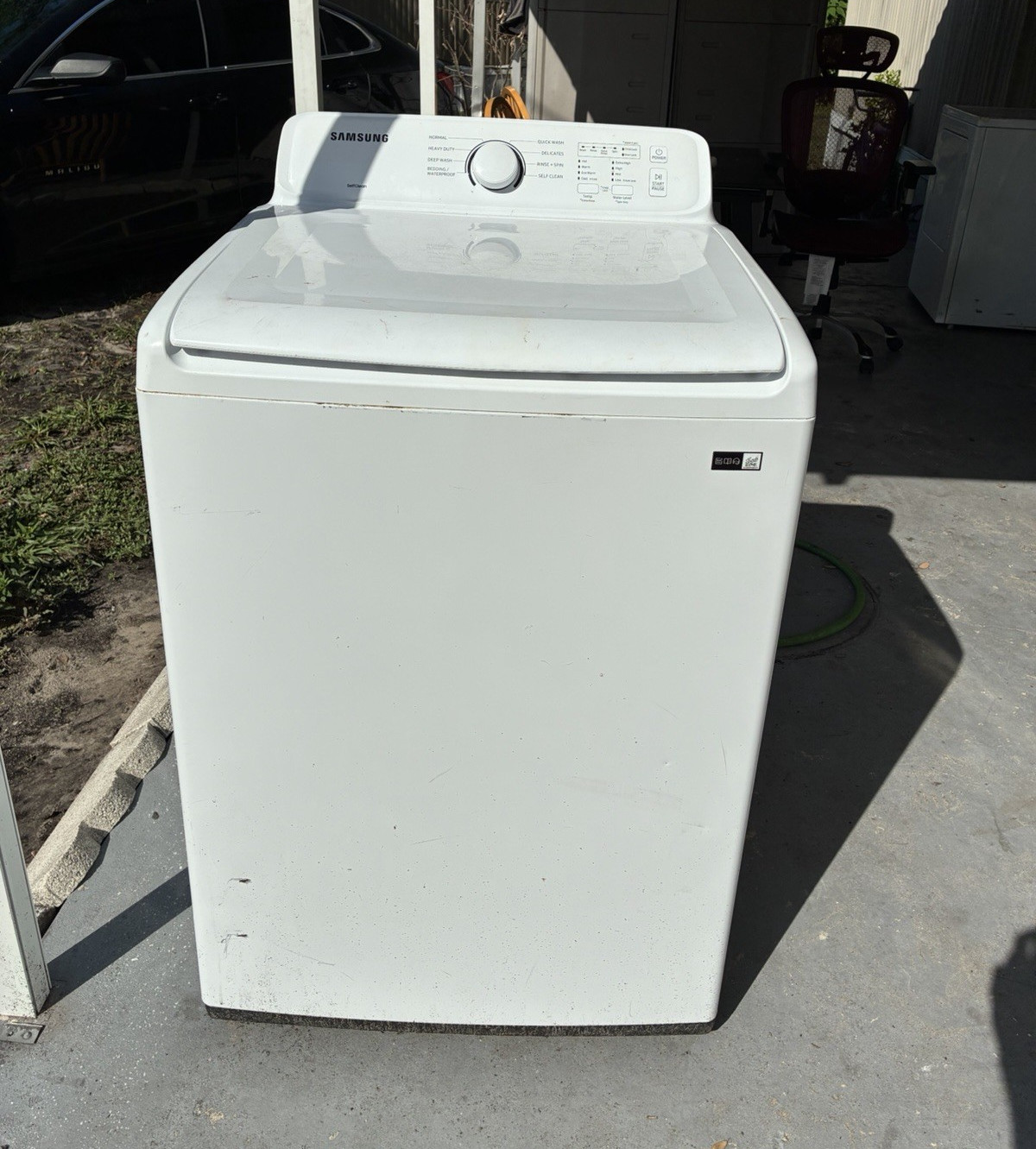 Samsung White Top-Loading Washing Machine, Kenmore dryer gallery