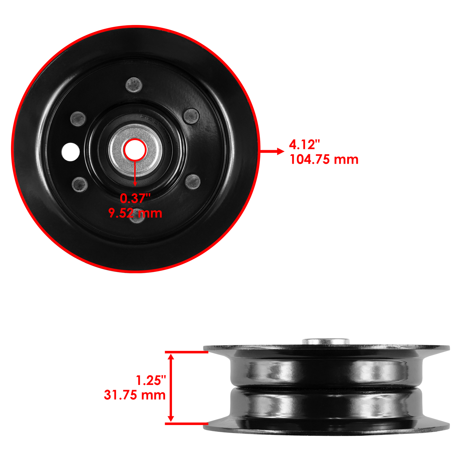 3 Flat Idler Pulley For Toro SW5000 MX5050 MX6050 50" Deck 132-9420 1329420 gallery