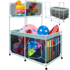 Pool Float Storage Organizer, 2-in-1 Extra Large 350 Gallon Outdoor Pool Toy …
