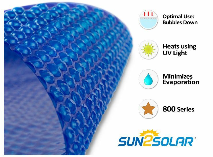 Sun2Solar 800 Series Solar Blanket Heater Cover for Rectangle Swimming Pools gallery