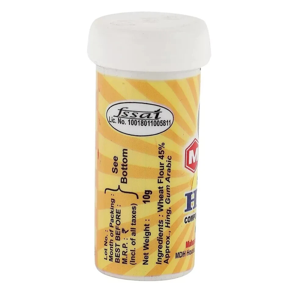 MDH Asafoetida Hing Jar (10g) -Strongest Compounded Pure Hing Powder gallery