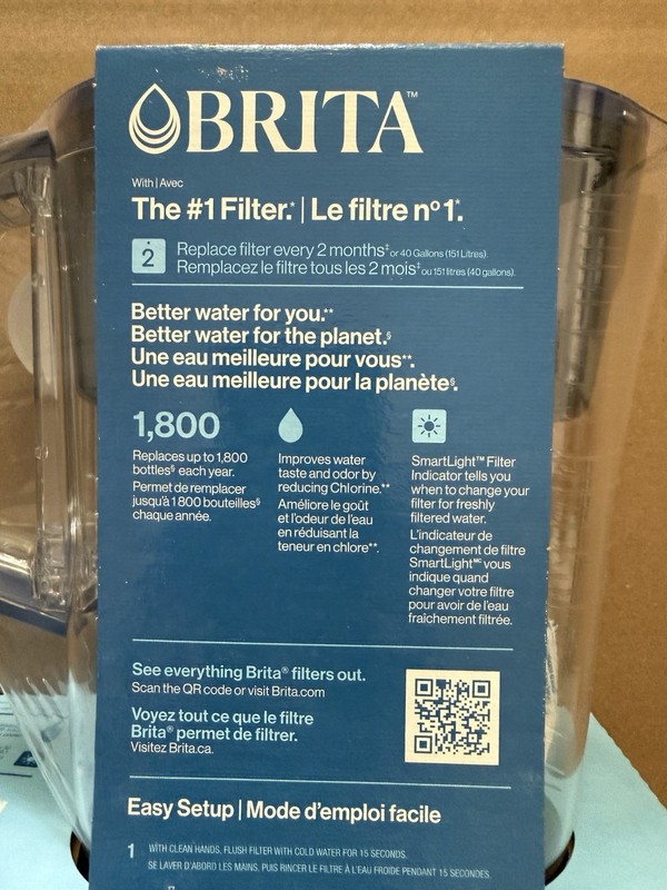 Brita Water Filter Pitcher 6 Cup with 1 Standard Filter, BPA Free - Blue gallery