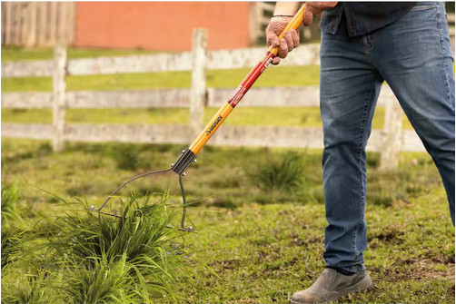 NEW Durable Double Blade Weeder Cutter Hardwood Handle for Tall Grass Vegetation gallery