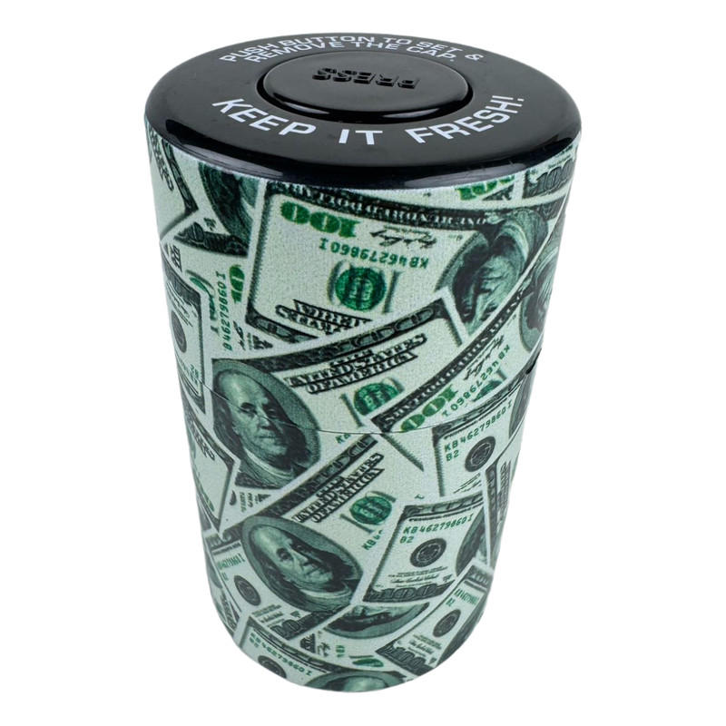 Vacuum Sealed Herb Stash Jar Container Airtight Smell Proof Plastic Storage $ gallery