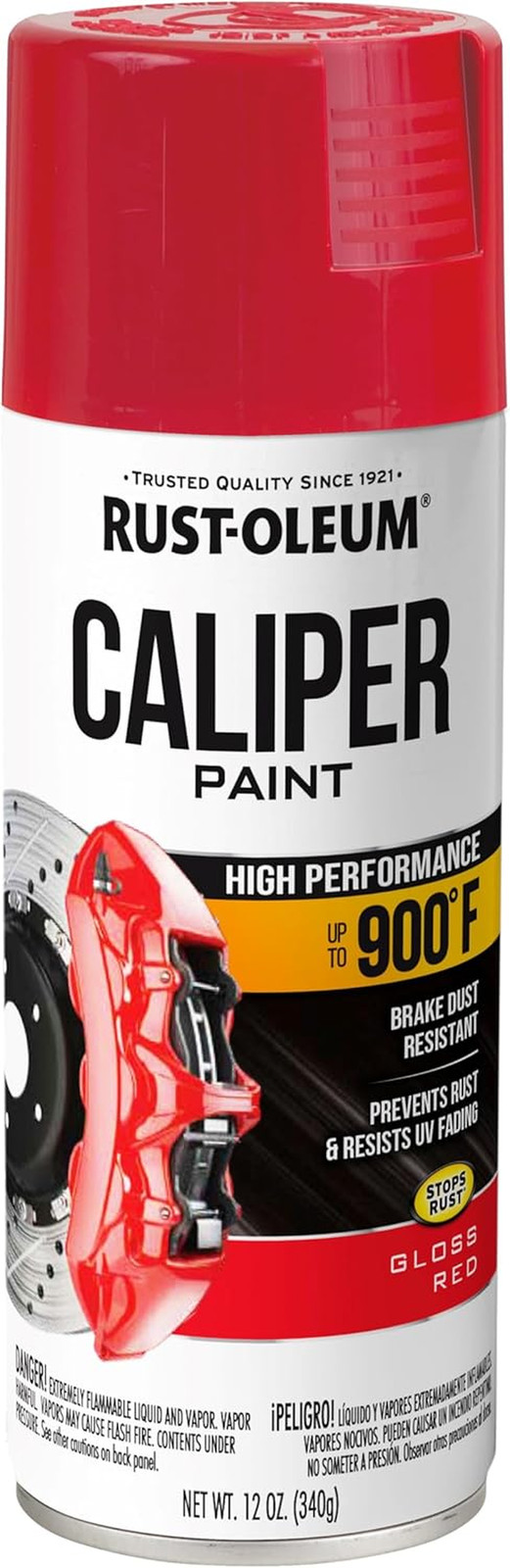 12oz Matte Red Caliper High Heat Spray Paint Pintura Para Calibradores de Frenos gallery