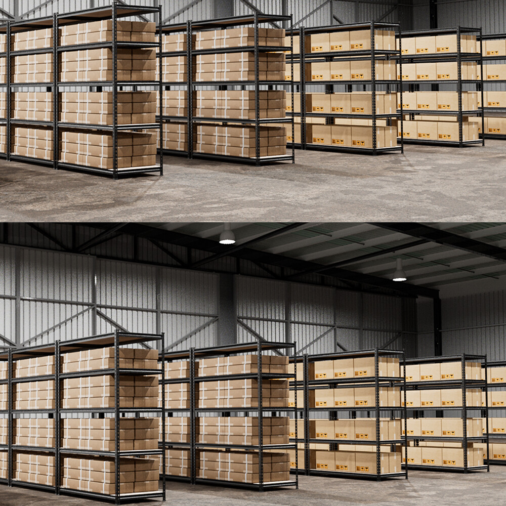 WORKPRO 10PACK 5-Tier Adjustable Heavy Duty Metal Storage Shelving Storage Rack gallery