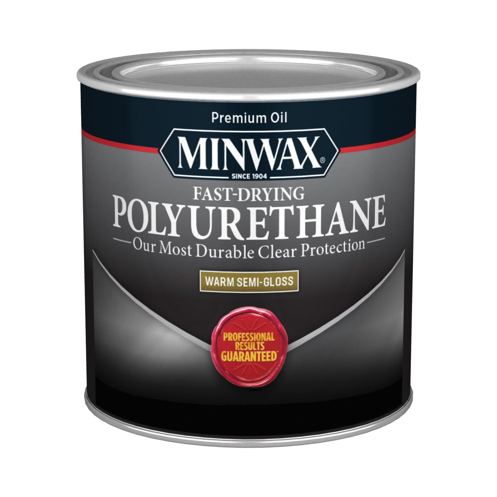 Minwax Fast Drying Polyurethane Protective Wood Finish, 1/2 Pint, Semi-Gloss gallery
