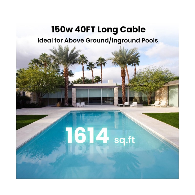 Chasing Hydro 4 SE Corded Robotic Pool Cleaner, 150W 180μm Class Basket Fil gallery
