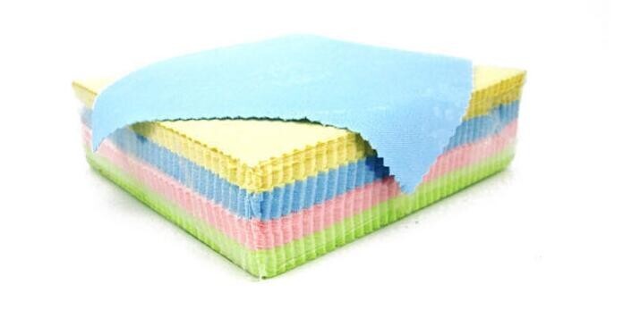 TECHTONGDA®100pcs Microfiber Glasses Cleaning Cloth Reusable Glasses Clean Cloth gallery