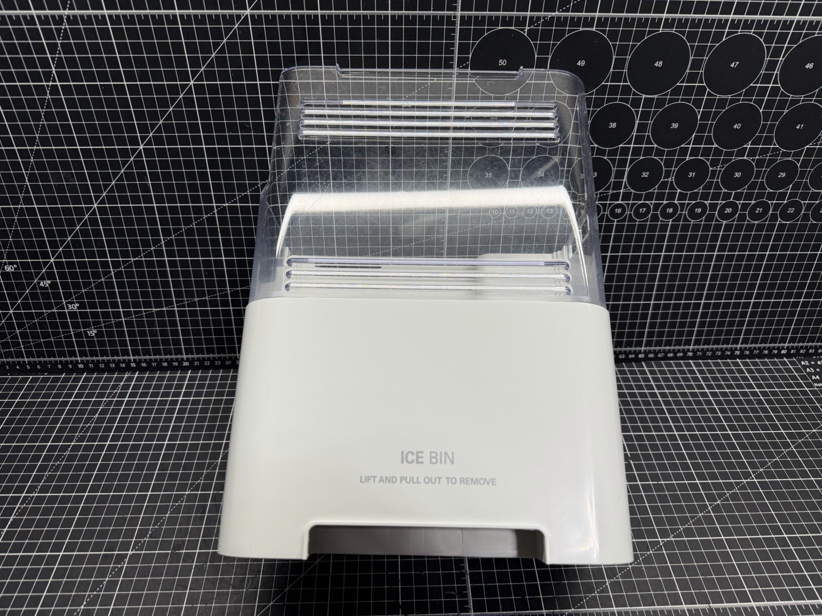 LG Kenmore Refrigerator Ice Bin Bucket (SEE PICS) P# 5075JA1044F 5075JA1044B gallery