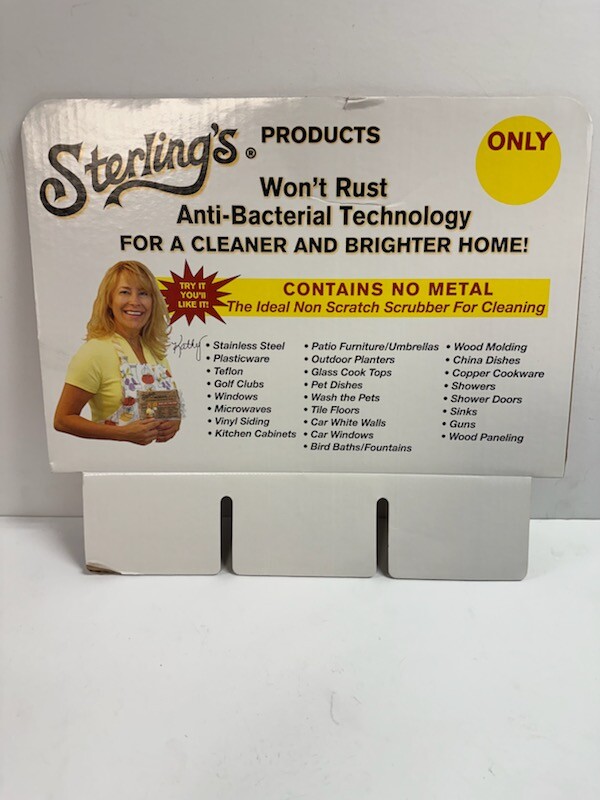 Sterling's Sponge 10 Pack - Non-scratch, Anti-Bacterial Sponge - Made in Israel gallery
