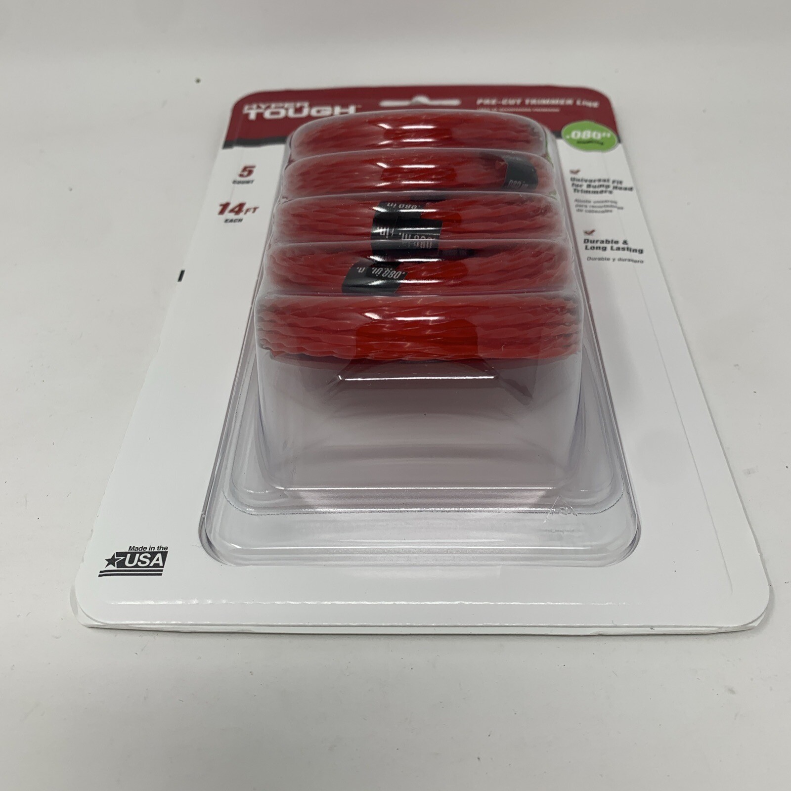 Hyper Tough 5 count Nylon Trimmer Line Coil - .080” X 14’ ea Coil Universal Fit gallery
