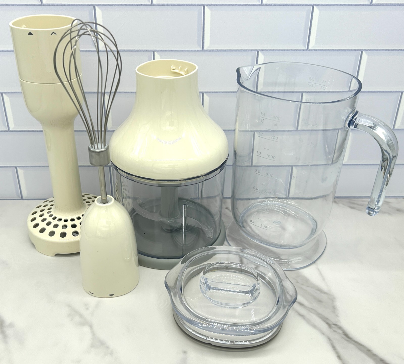USED - SMEG Hand Blender Acessories - Cream gallery