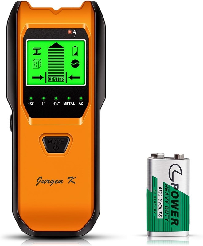 Multifunctional Stud Locator - Detect Metal, AC Wires & More Effortlessly gallery