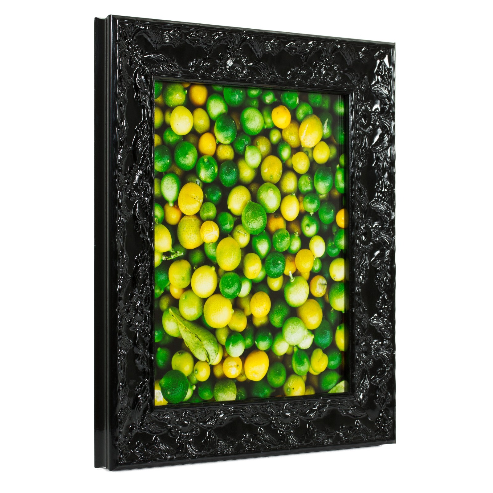 Craig Frames, 1.75 Inch Renaissance, Ornate Obsidian Black Picture Frame gallery