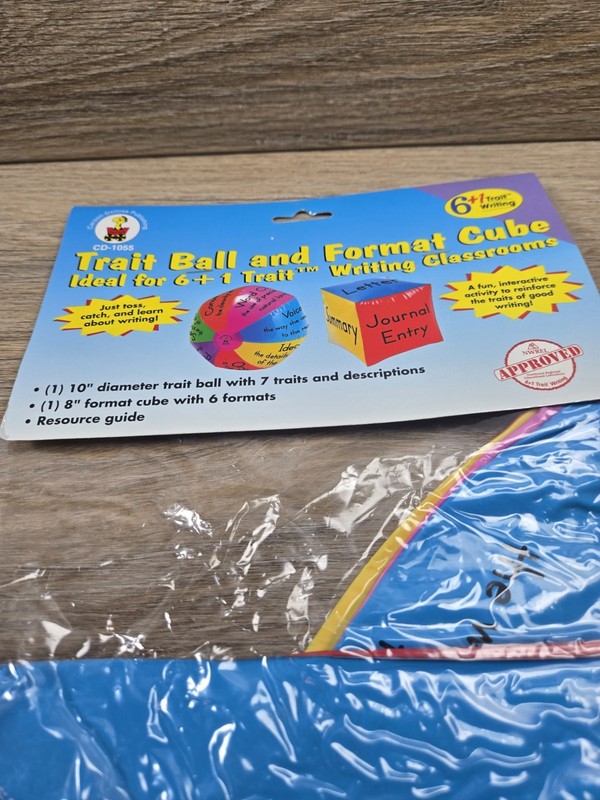 Writing Trait Ball & Format Cube. Cd-1055. Education Teacher Resource gallery
