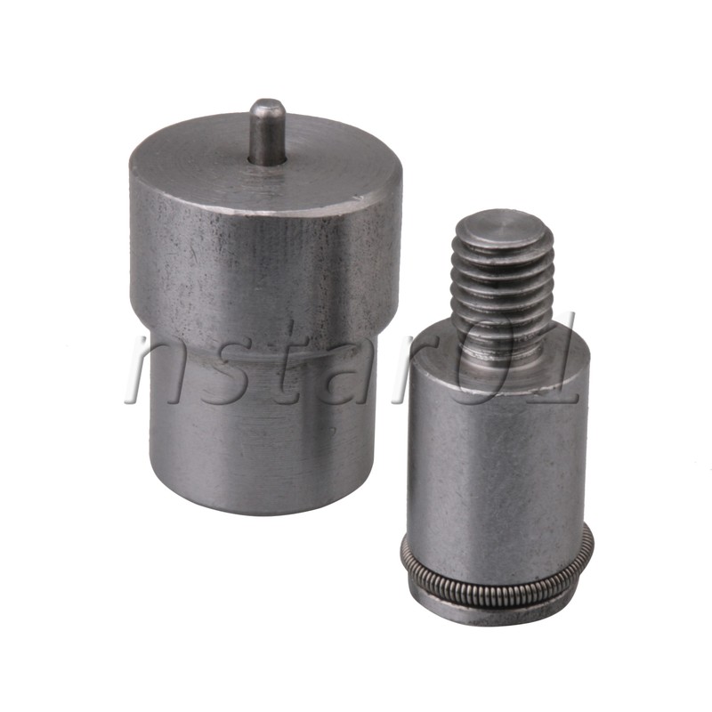 Hand Press Button Die Snaps Fastener for 831 Buttons Set of 12 Silver & Black gallery