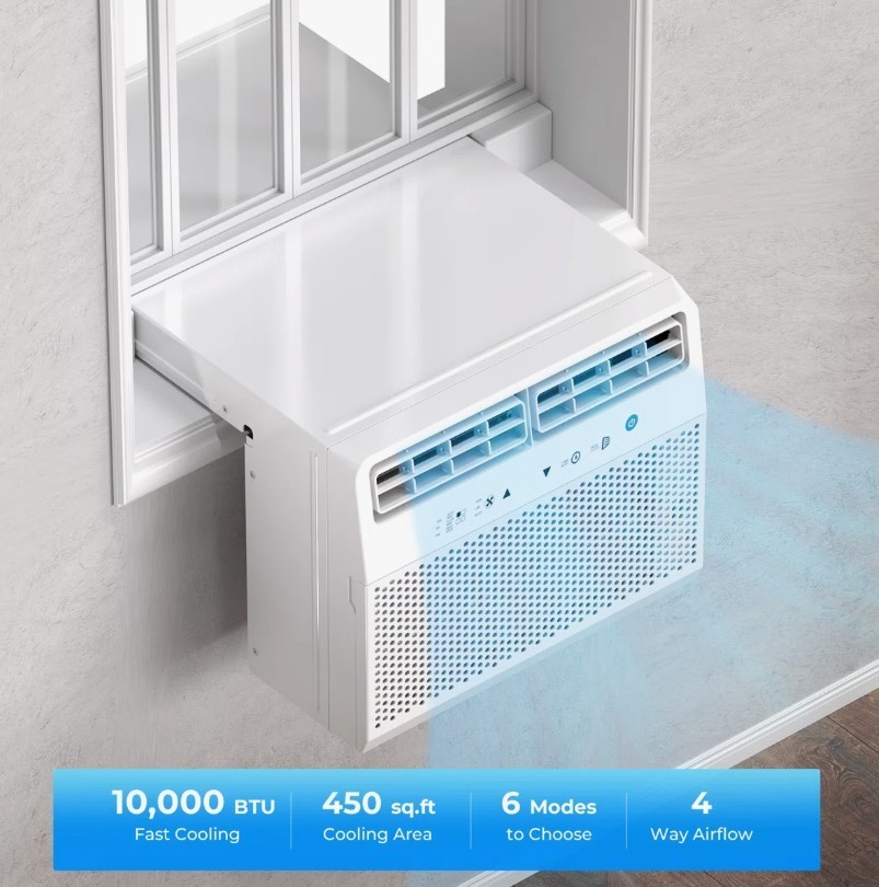 Electactic Energy Star 10,000 Btu Window Ac Unit - 45db Ultra Quiet gallery