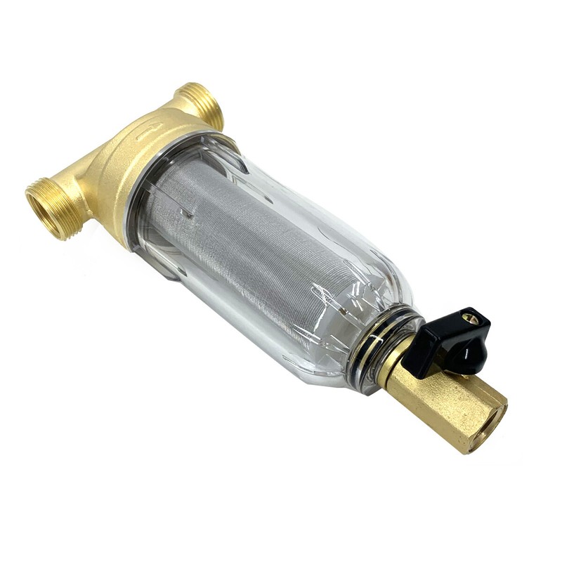 Spin Down Filter Reusable Whole House Sediment Water Filter 1" MNPT+ 3/4" FNPT gallery