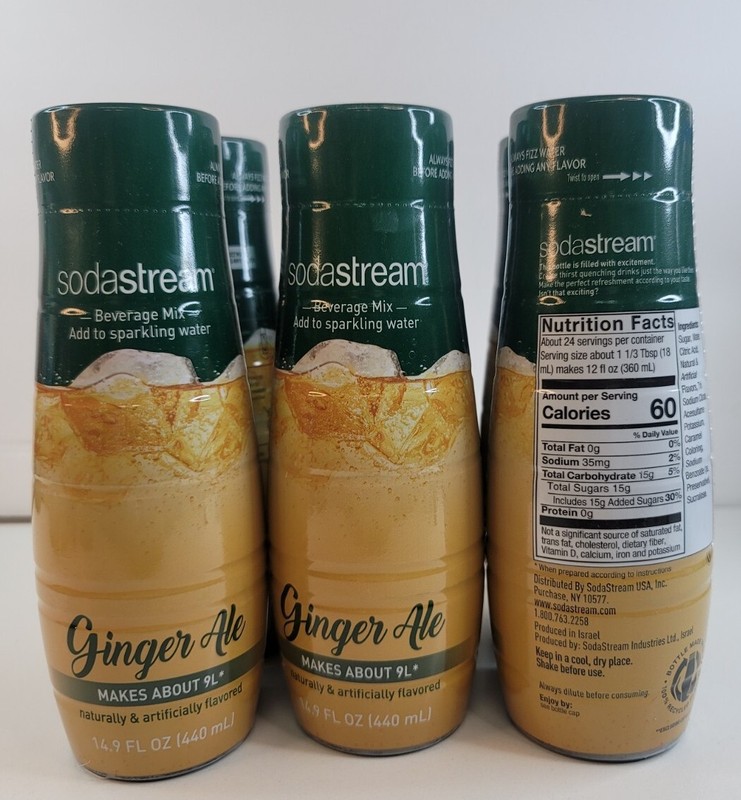 SodaStream Ginger Ale, 440ml 2 Pack, 14.8 Fl Oz 3 pack gallery